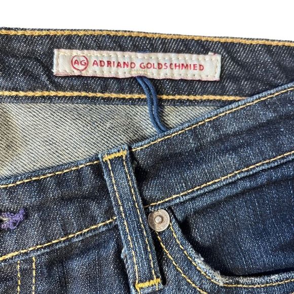 Jeans by Adriano Goldshmeid Dark Wash Boot Cut  Style Angel Sz 30R - Picture 9 of 9